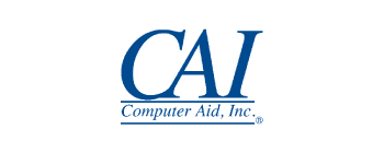 Computer Aid, Inc. logo with big text that says "CAI"